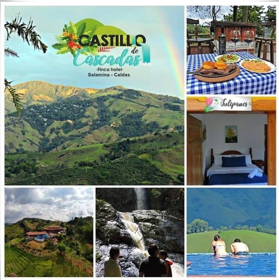 Castillo De Cascadas Finca Hotel Саламина Экстерьер фото